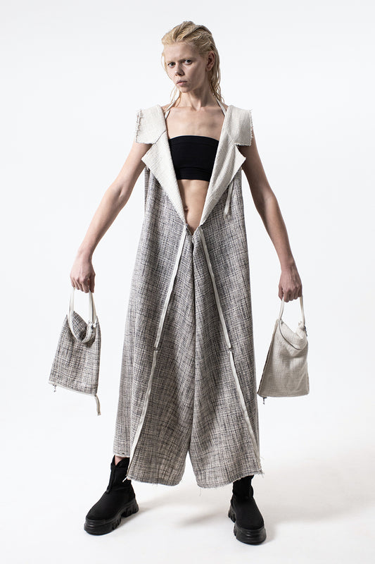 DZHUS Duality as a jumpsuit with bags